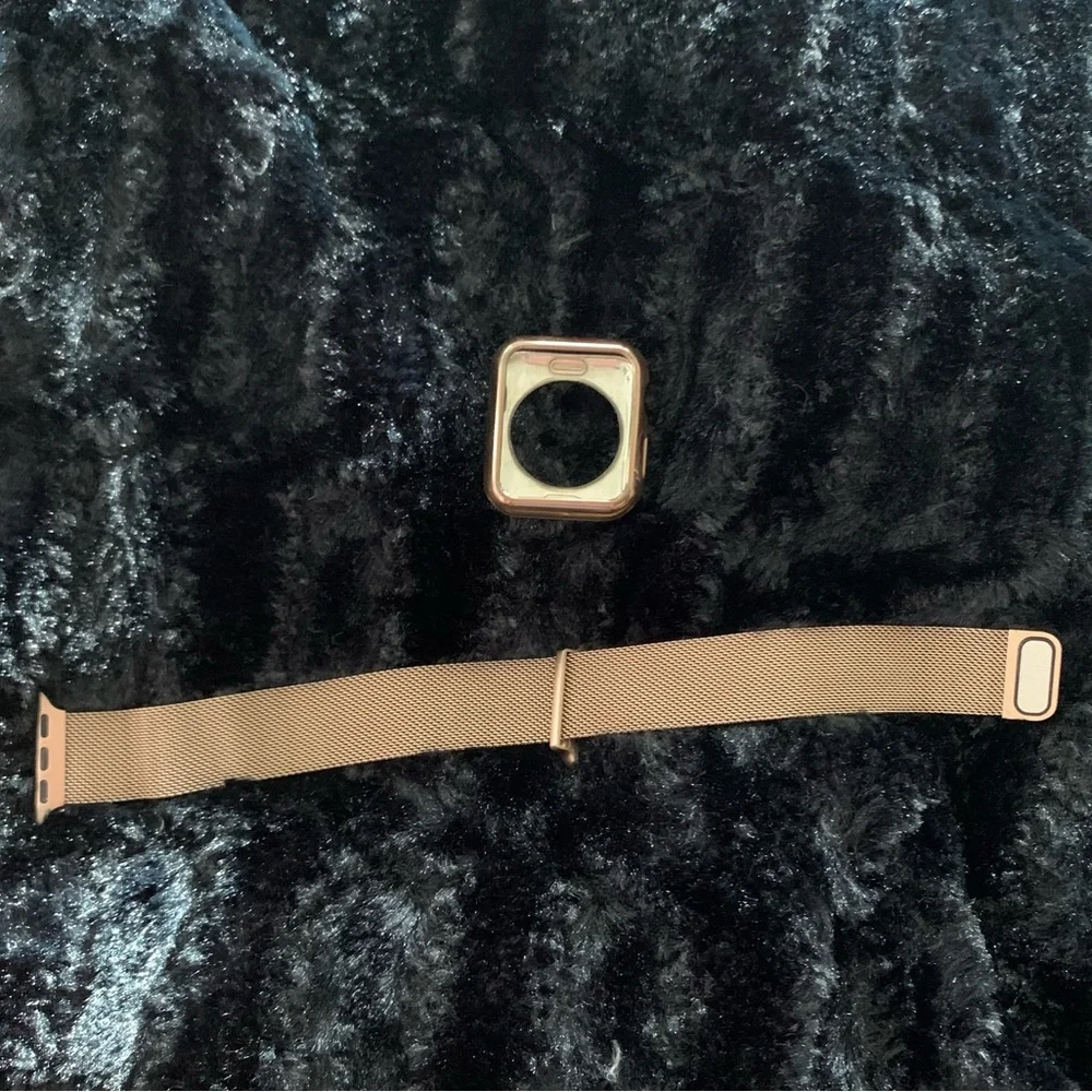 Apple Watch Gold Cover & Wrist Band